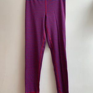 Hanna Andersson Stripped 100% Cotton Leggings Size 160/ Size 14